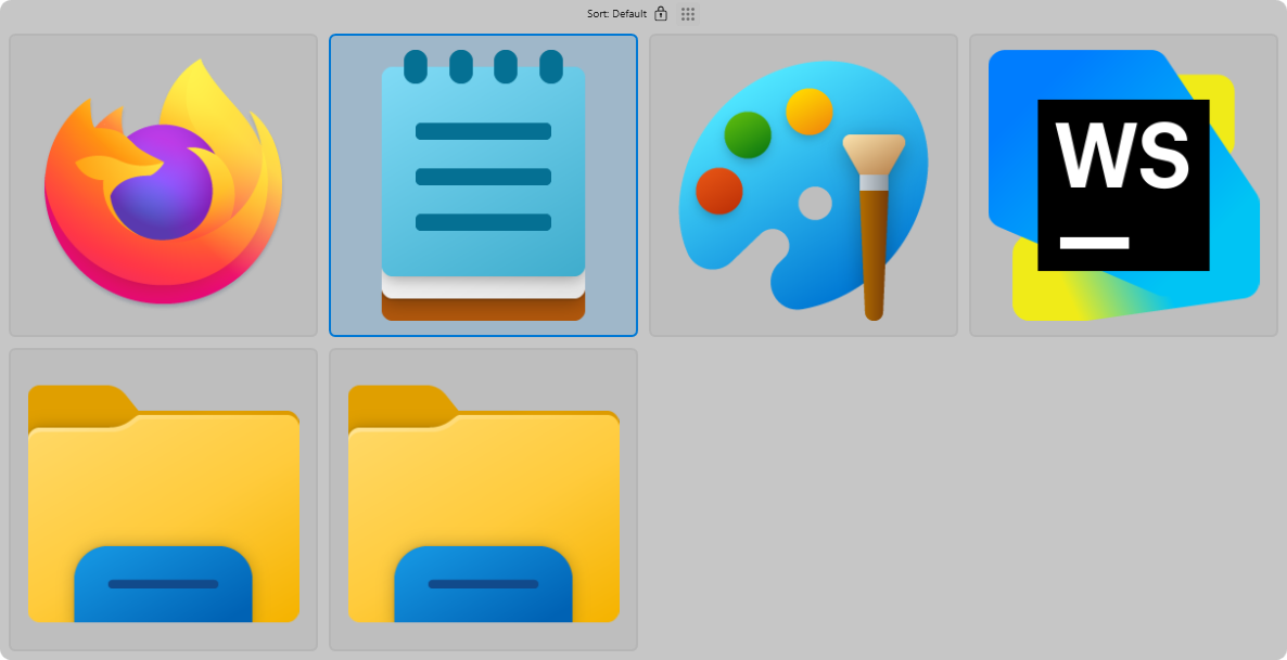 Thumbnails Only Alt Tab Layout